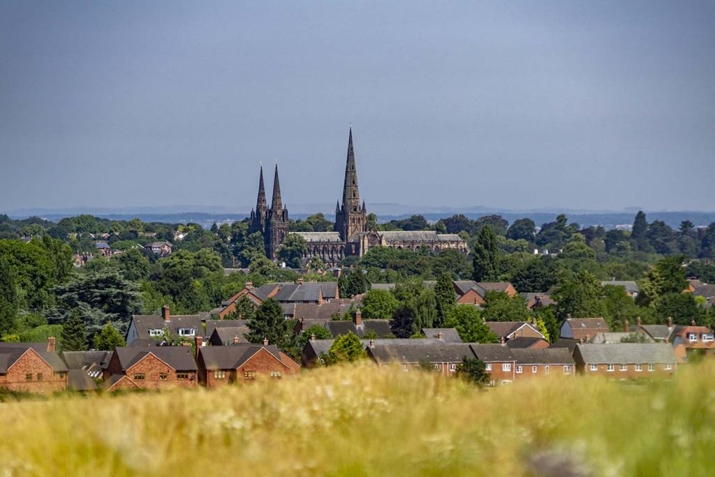 Views of the Lichfield Cathedral