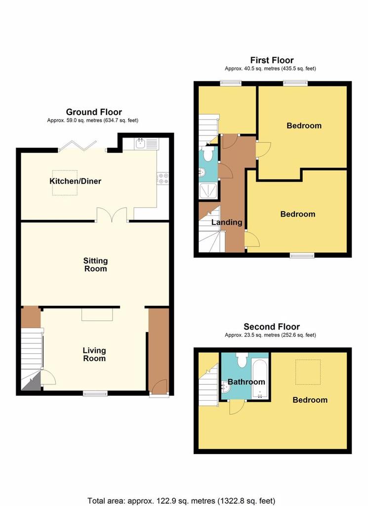 Goldcroft Common, Caerleon REF... 3 bed terraced house £325,000