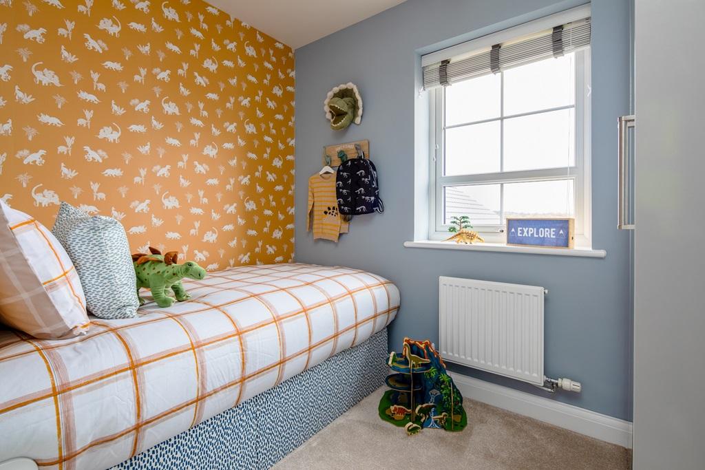 Inside view of bedroom 3. Chester. 4 bed home.