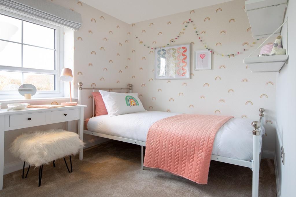 Inside view of bedroom 4. The Chester. 4 bed home.