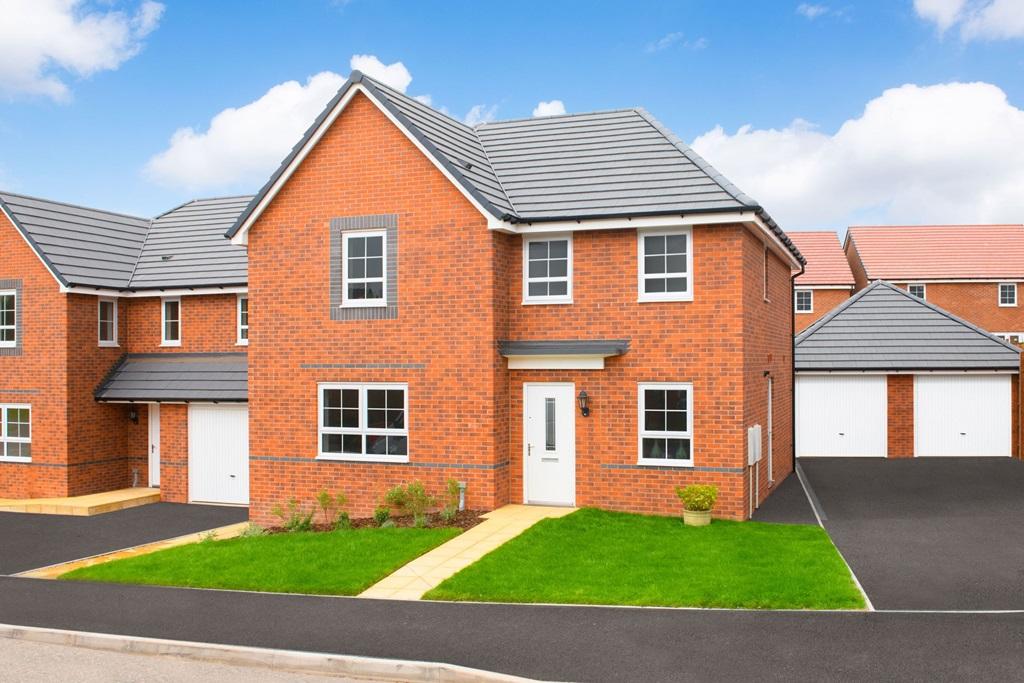 Outside view of our 4 bed detached Radleigh home