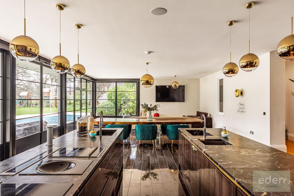 Kitchen/sitting/dining room