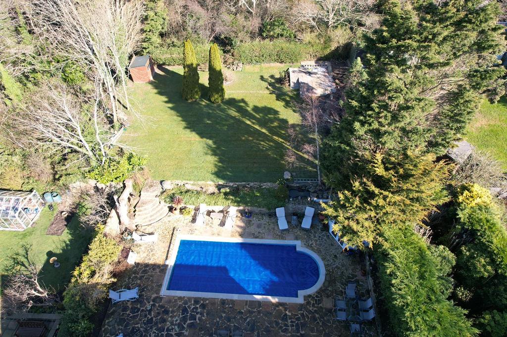 Garden from drone