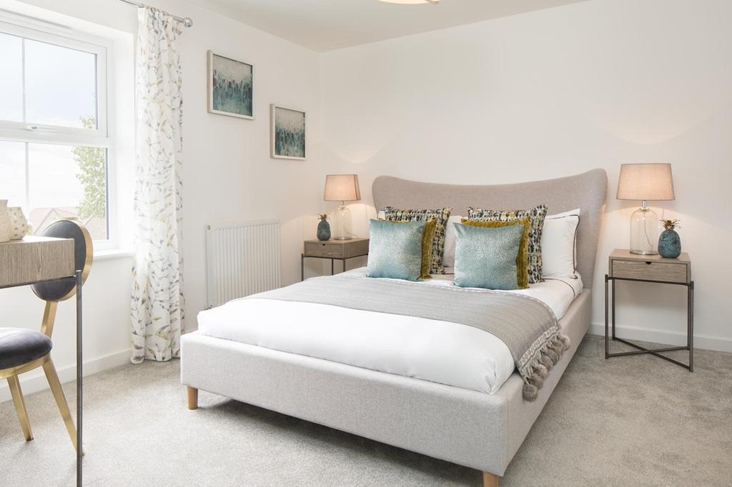 Bedroom in the Ashurst 3 bedroom home