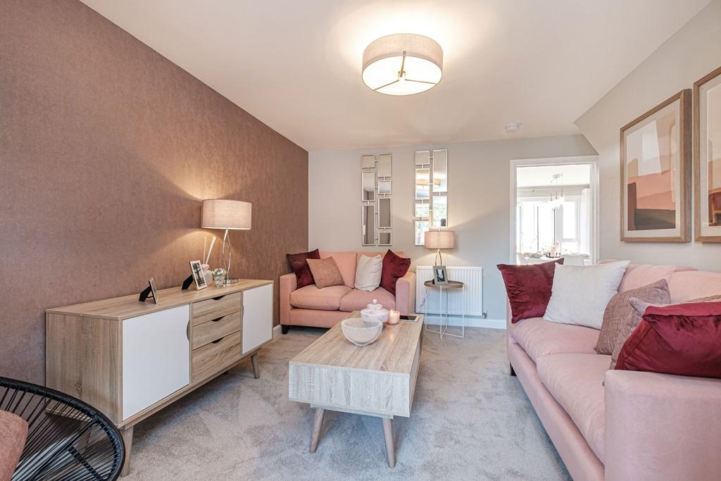 Inside view of  the lounge in our Andover 3 bed home