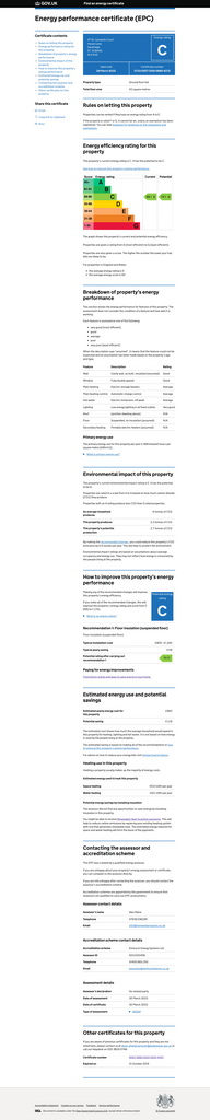 EPC Certificate