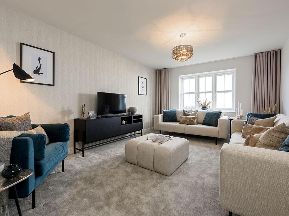 Spacious lounge