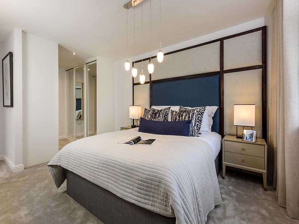Luxury master bedroom with dressing area and en-suite