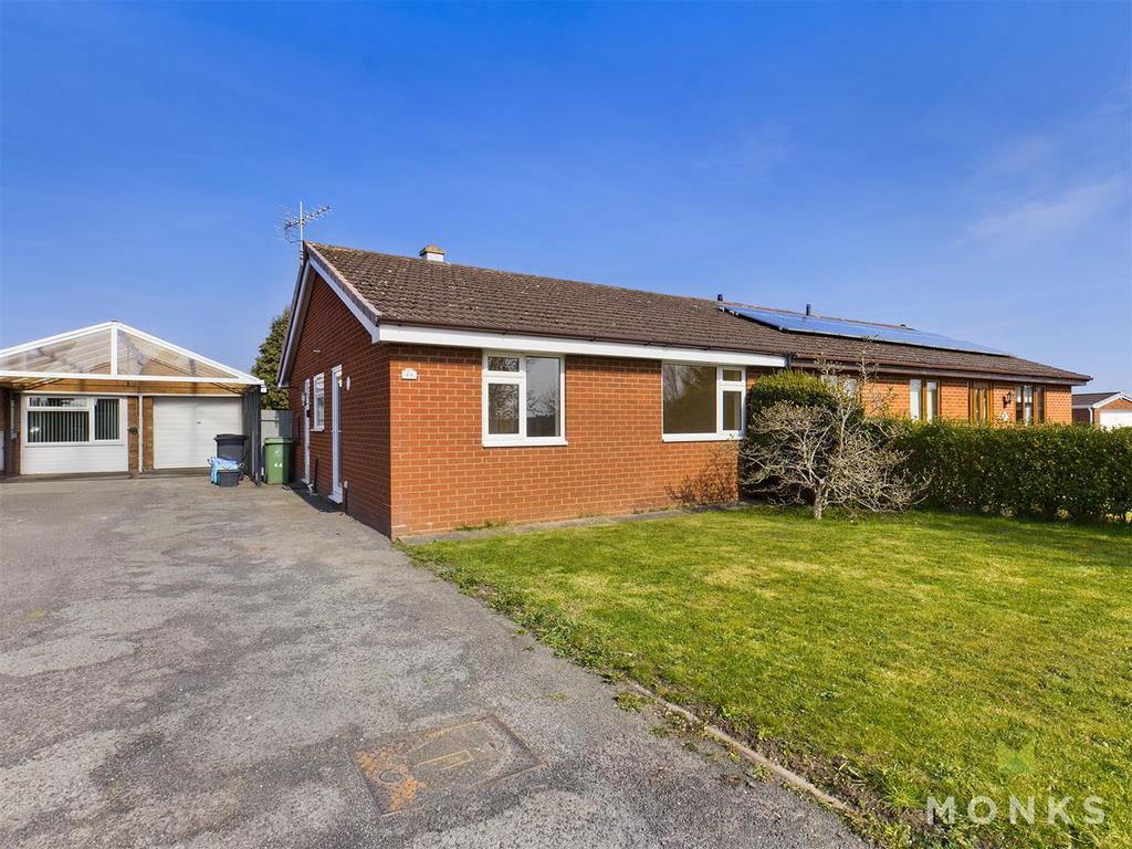 Pyms Road, Wem, Shropshire 2 bed semidetached bungalow £195,000