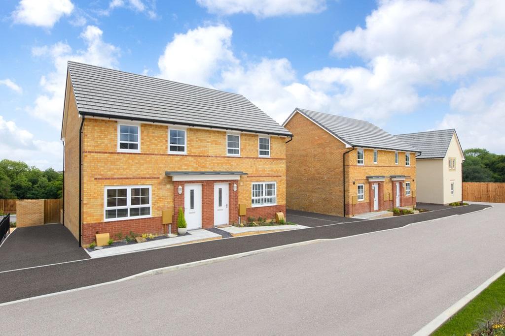 Outside view of the Maidstone 3 bedroom semi detached home