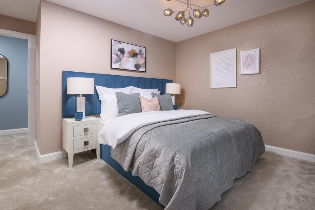 Internal image of bedroom in The Hadley...