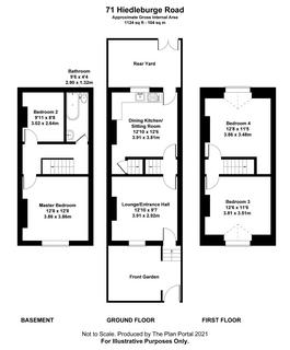 4 bedroom terraced house to rent, Heidelberg Road, Bradford, BD9