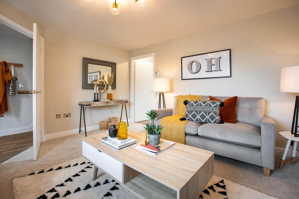 Plenty of space for two sofas