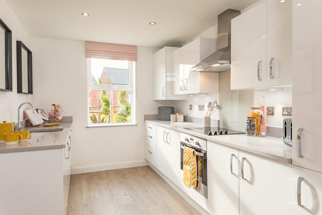 Moorland Gate Ashurst 3 bedroom home internal kitchen shot