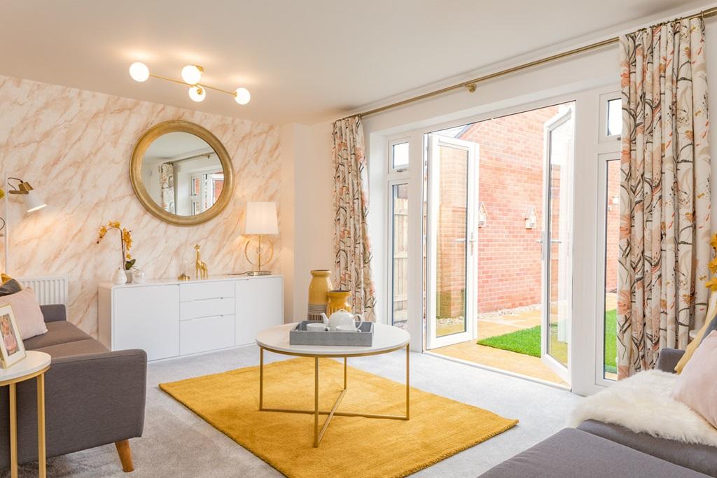 Moorland Gate Ashurst 3 bedroom home lounge shot