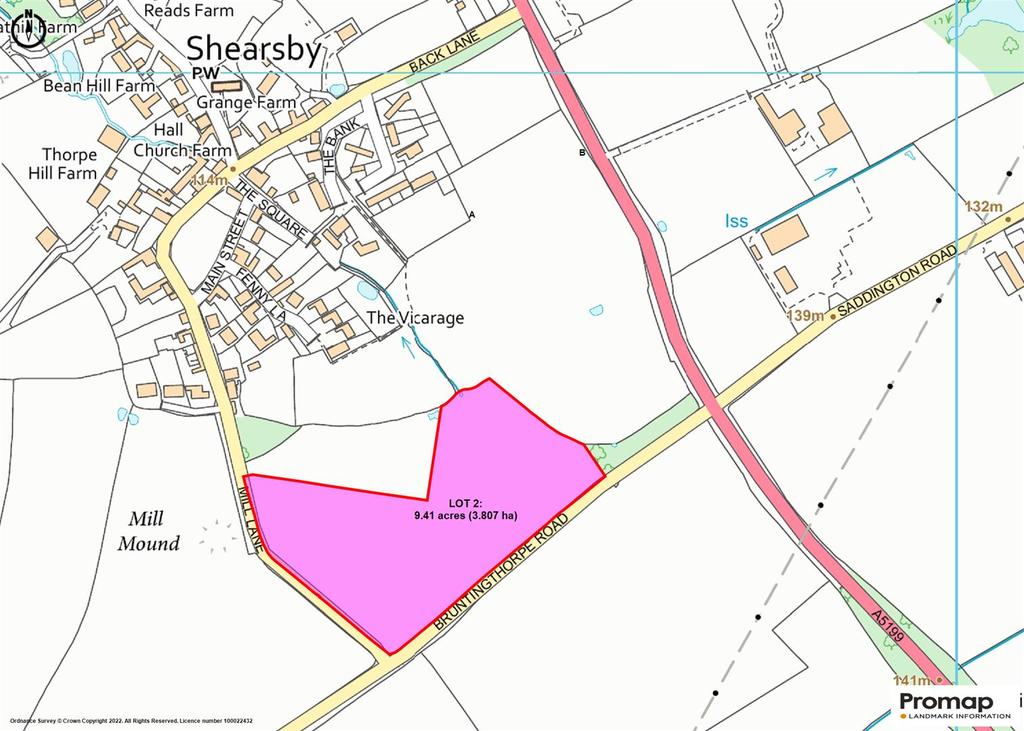 Land at Shearsby Land £115,000