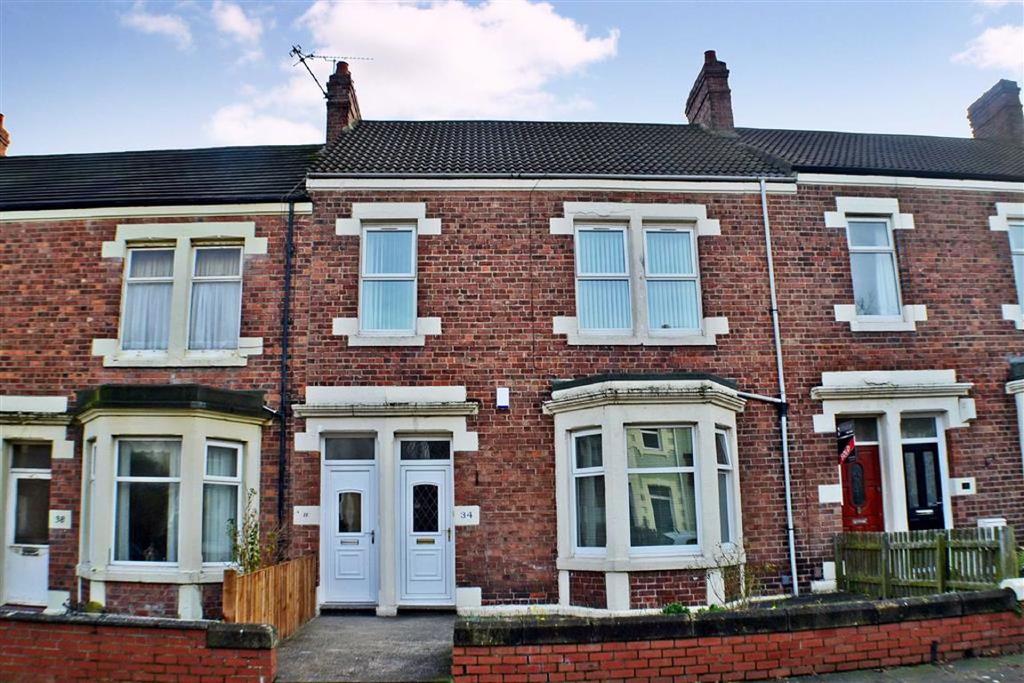 Grafton Road, Whitley Bay, Tyne & Wear 3 bed flat £650 pcm (£150 pw)