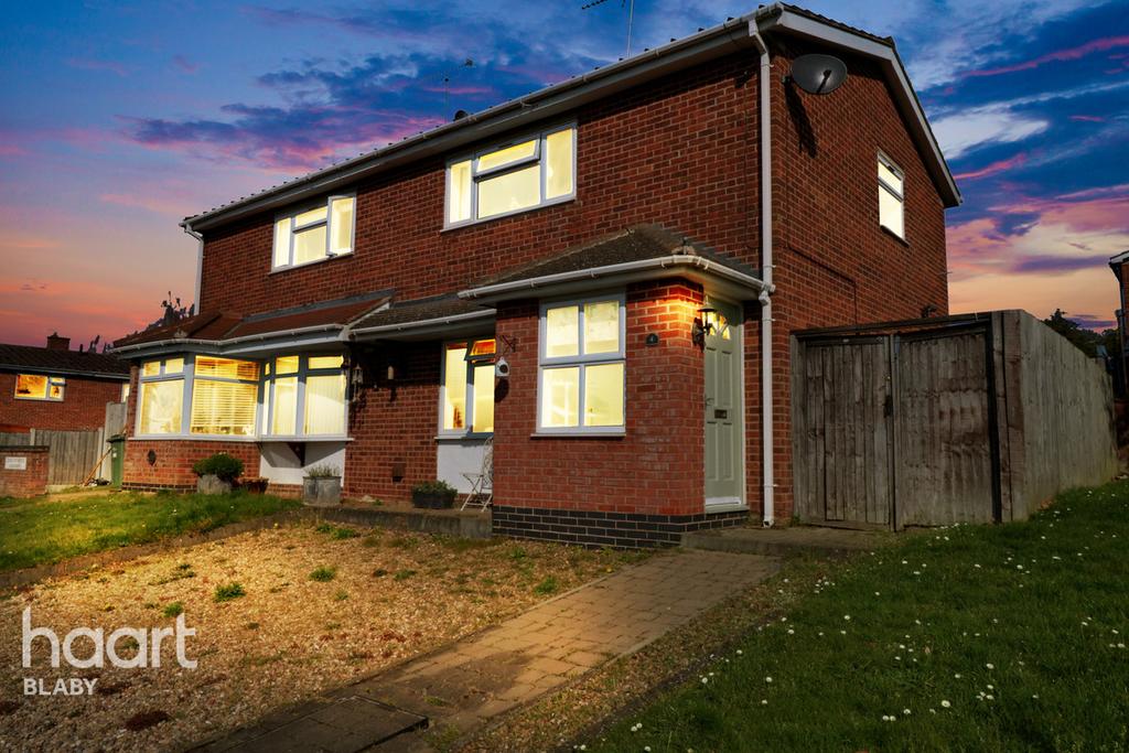 Sloane Close, Enderby 2 bed semidetached house £210,000