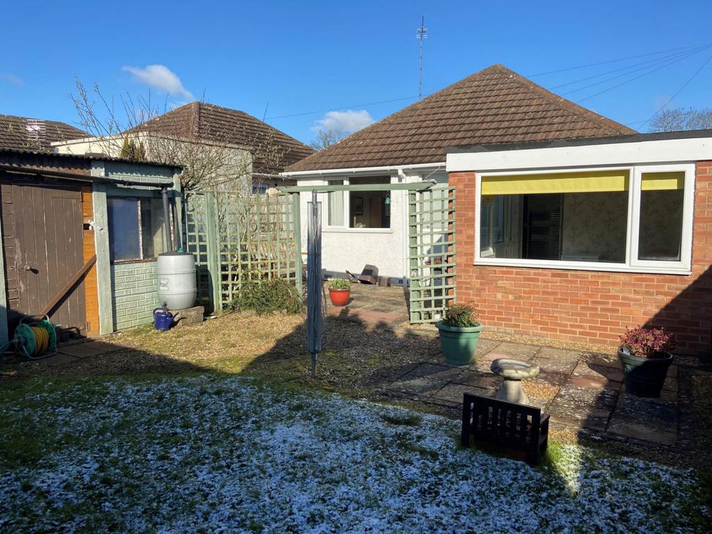 Rear of property