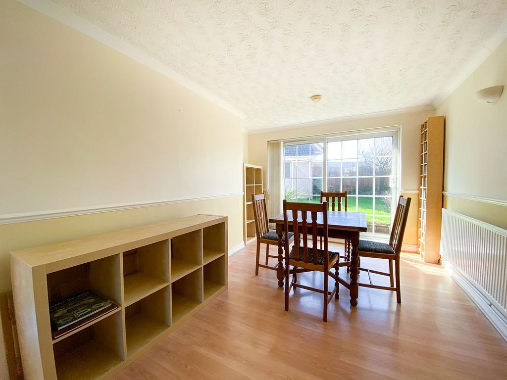 Dining Area with Patio Doors leading into Garden