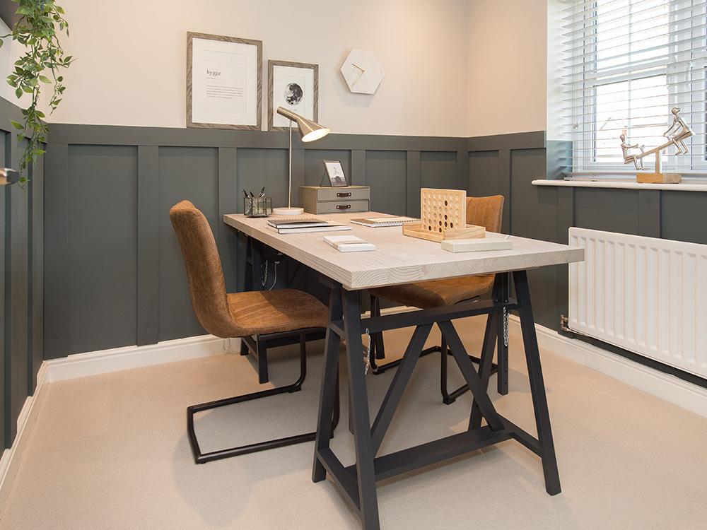 Superb study room ideal for working from home