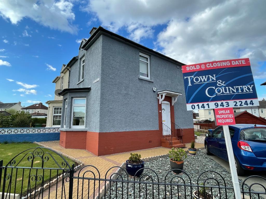 Warden Road, Knightswood, Glasgow... 2 bed semidetached house £185,000