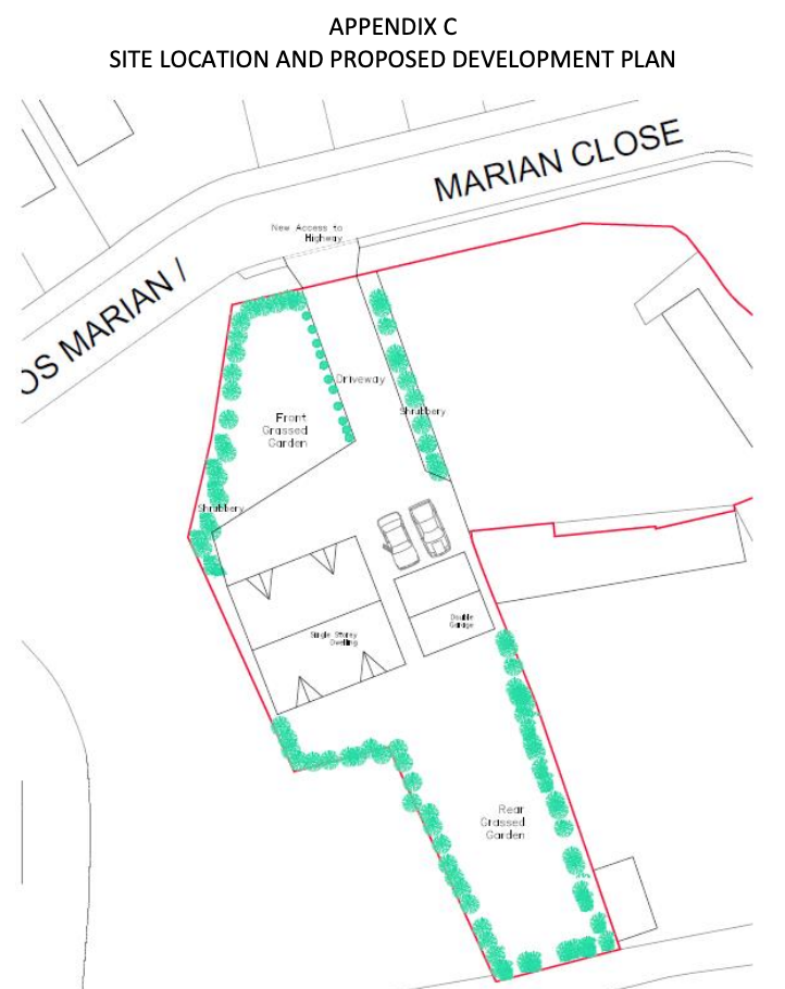 Land at Marian Close, Tredegar 4 bed property with land £150,000