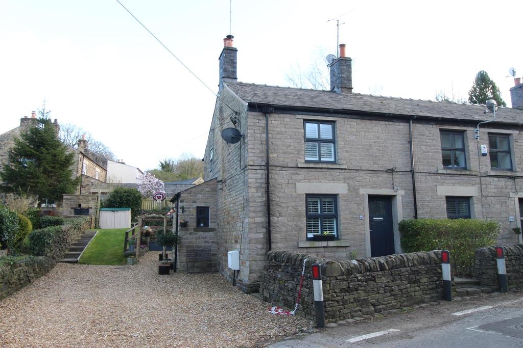Marple Road, Chisworth, Glossop 2 bed end of terrace house for sale £
