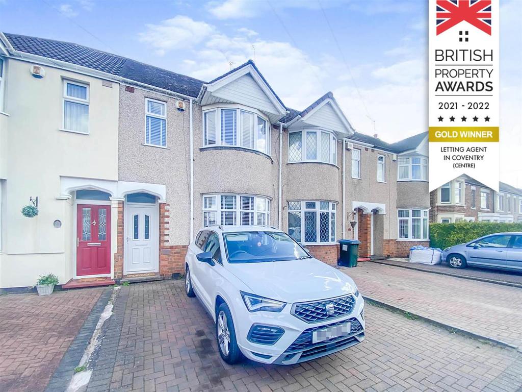 Mapleton Road, Coventry, Coventry, CV6 2BA 3 bed terraced house £925