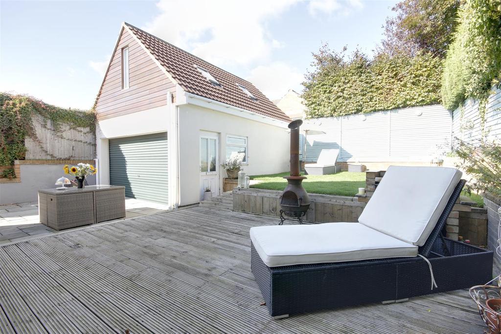 Decked Area and Garage