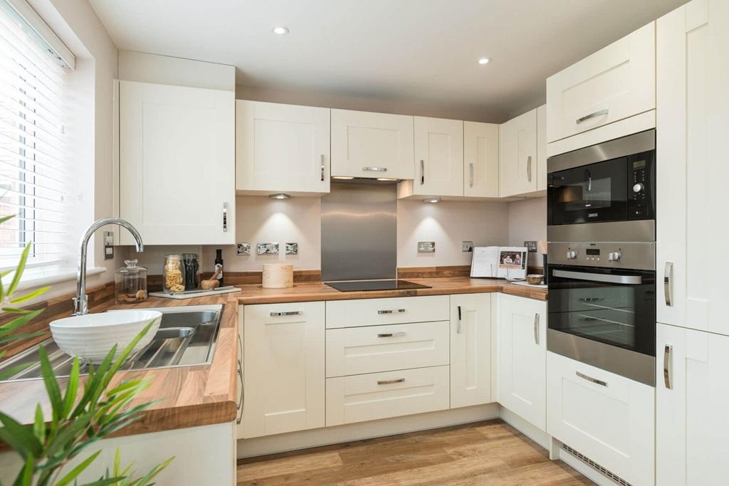 A modern easy to clean kitchen