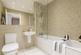 A good-sized bathroom with high quality fixtures and fittings
