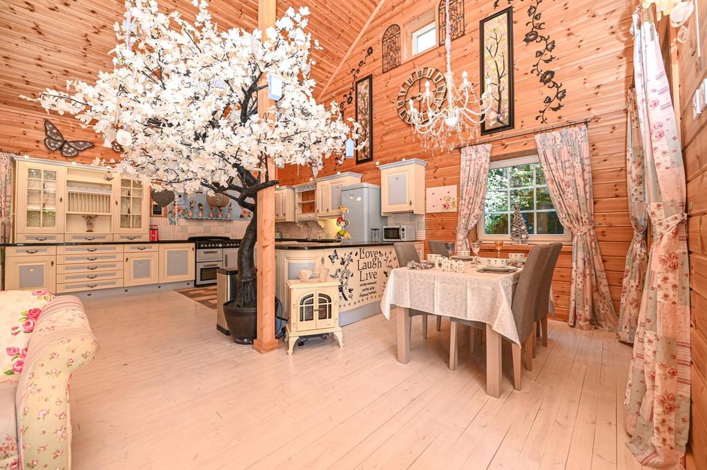 Open Plan Living Area with Kitchen