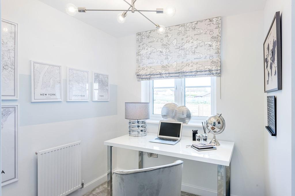Home office within 4 bed detached home, The Cullen