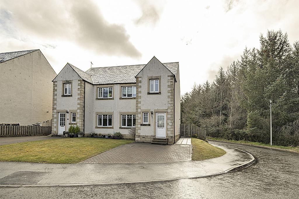 21 Harleyburn Drive, Melrose TD6 9JX 3 bed semidetached house £200,000