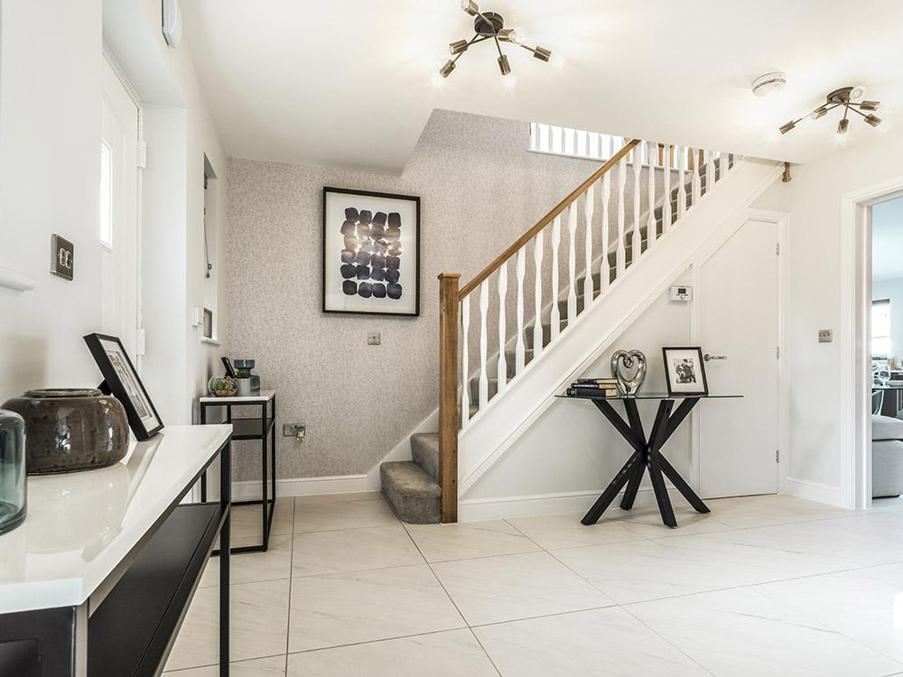 Light and airy hallway