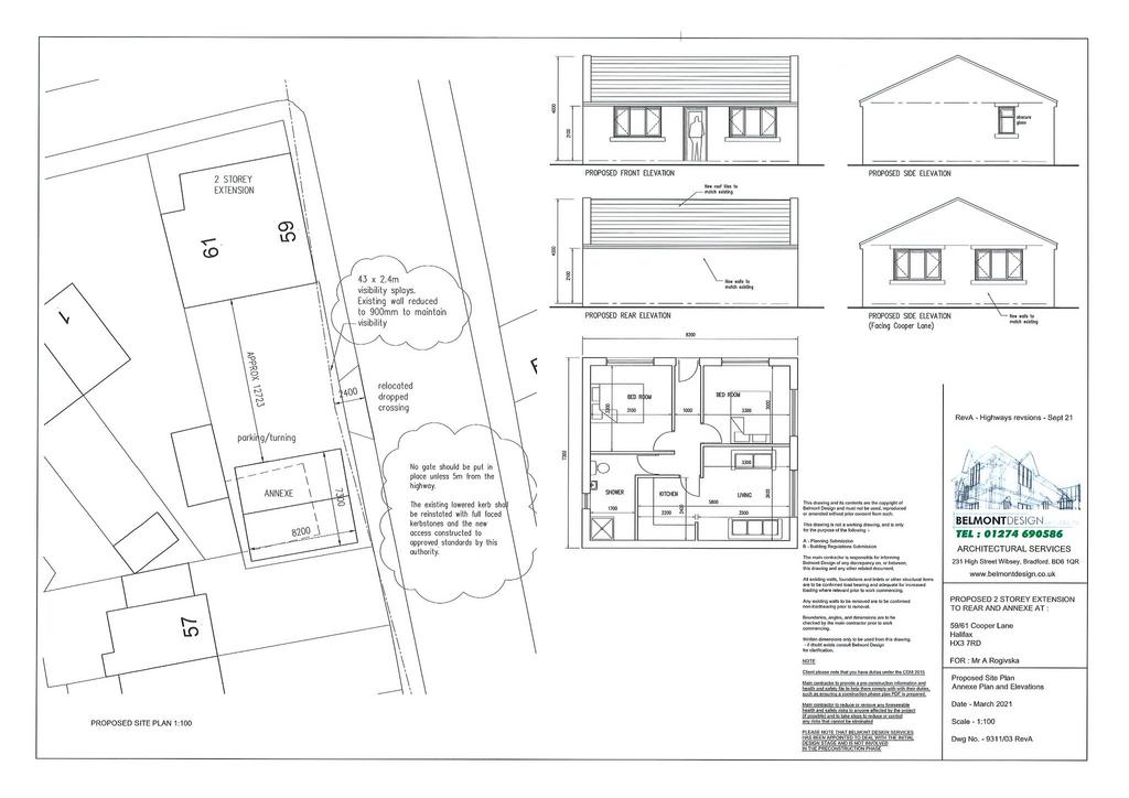 Proposed annexe