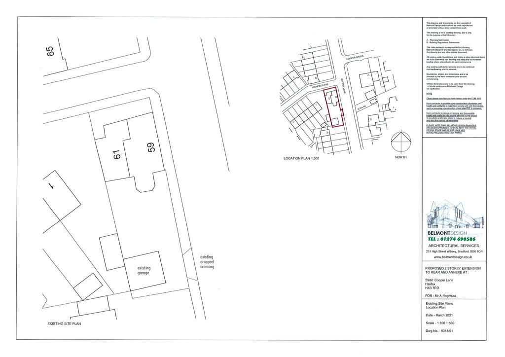 Existing site plan