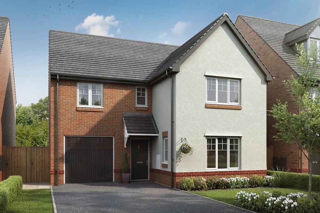 Artist&#39;s impression of a Coltham home at Clover...