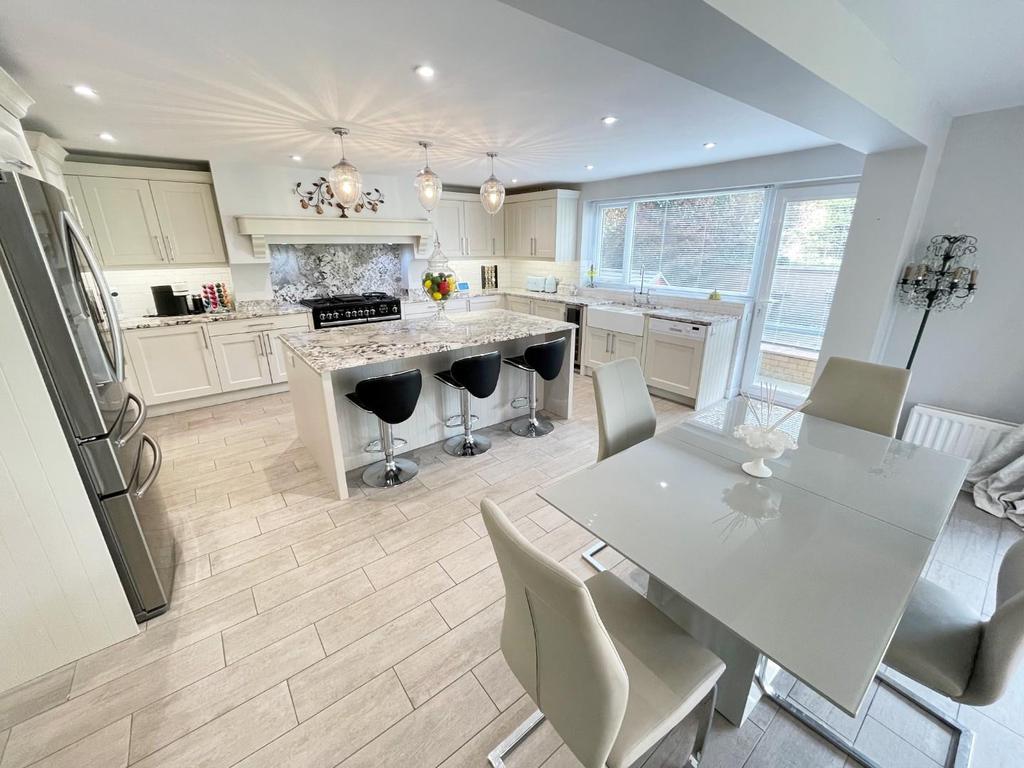 Dining and kitchen