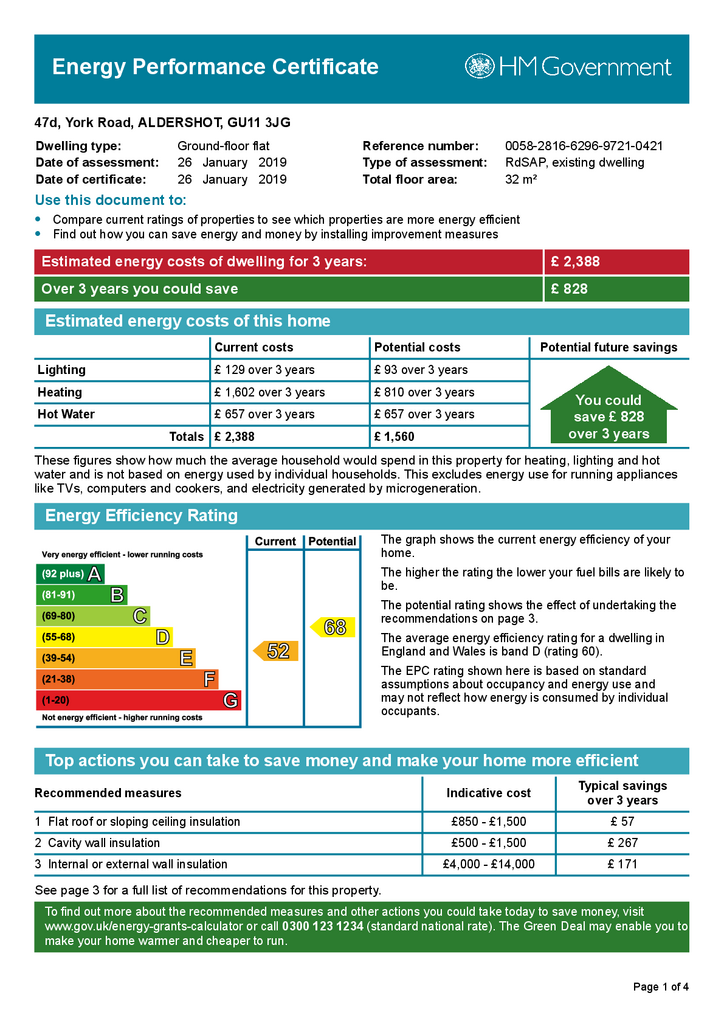 EPC Certificate