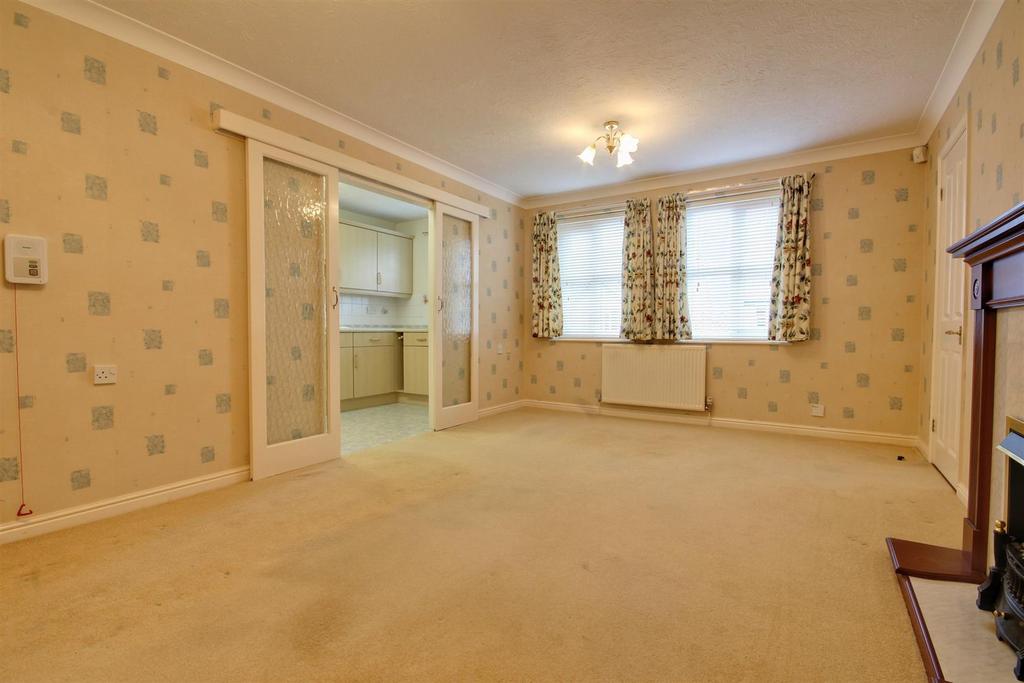 Lounge with fireplace