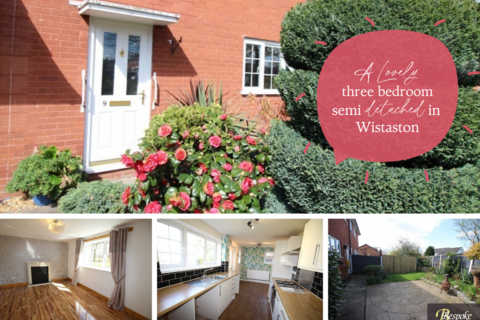 3 bedroom semi-detached house to rent, Mulberry Road, Wistaston CW2