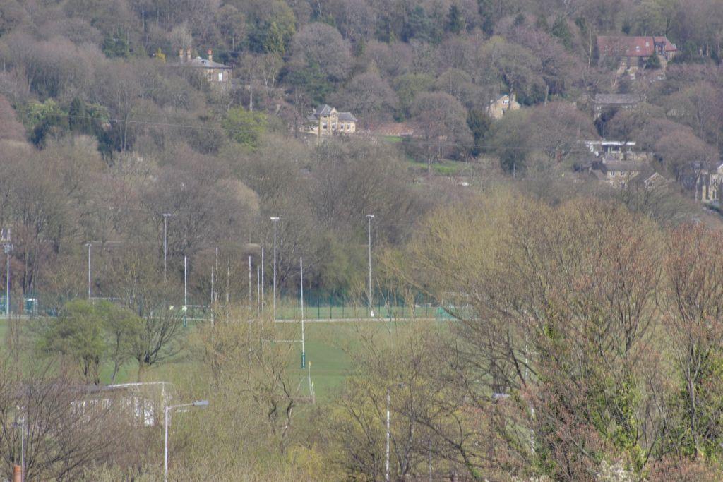 Telephoto picture of part of the view