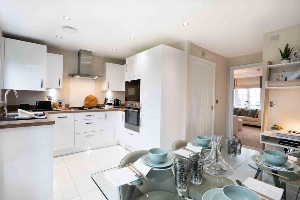 Enjoy a sociable kitchen/dining area