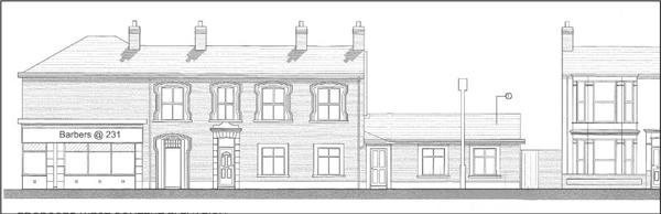 Proposed West Elevation