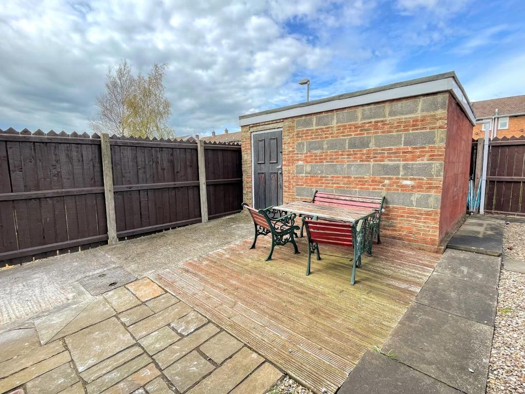 Rear garden