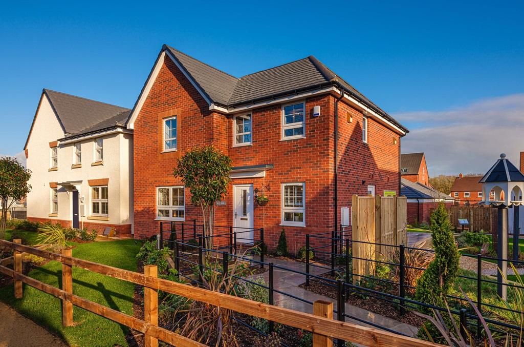 Exterior view of our 4 bed Radleigh show home