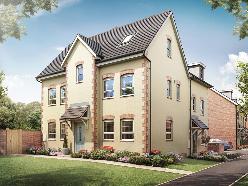 Outside view of the Hesketh 4 bedroom semi detached home