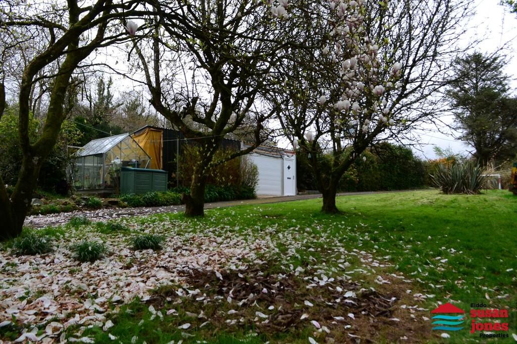 Garden, garage and shed